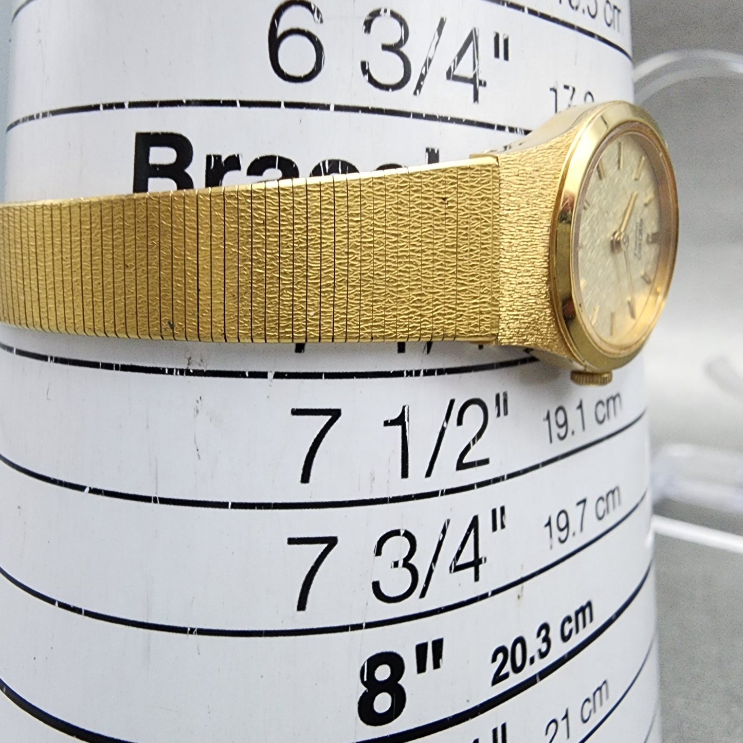 Seiko Watch Women 18mm Champagne Dial Gold Tone Round 4n000669 New Battery10