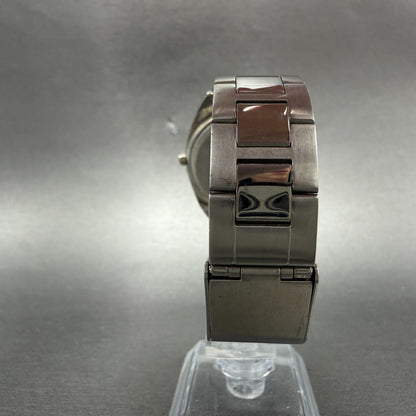 Citizen Q&Q Falcon Watch Men 34mm Blac dial Silver Tone Round New Battery7
