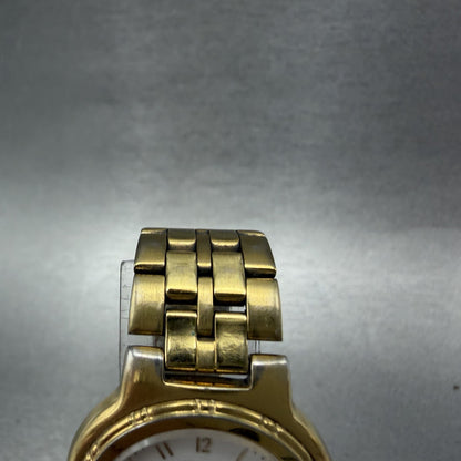 Seiko Watch Women 28mm White Dial Gold Tone Date Round 7N89-6A20 New Battery4