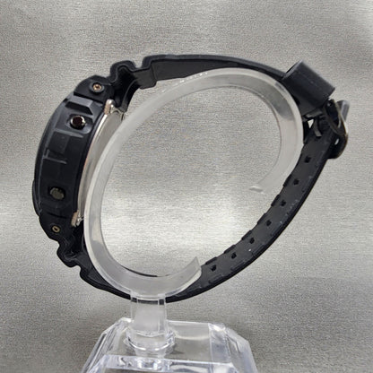 Casio GShock DW6900BB Watch Men 50mm Digital LCD Black Tone Alarm Chrono Works6