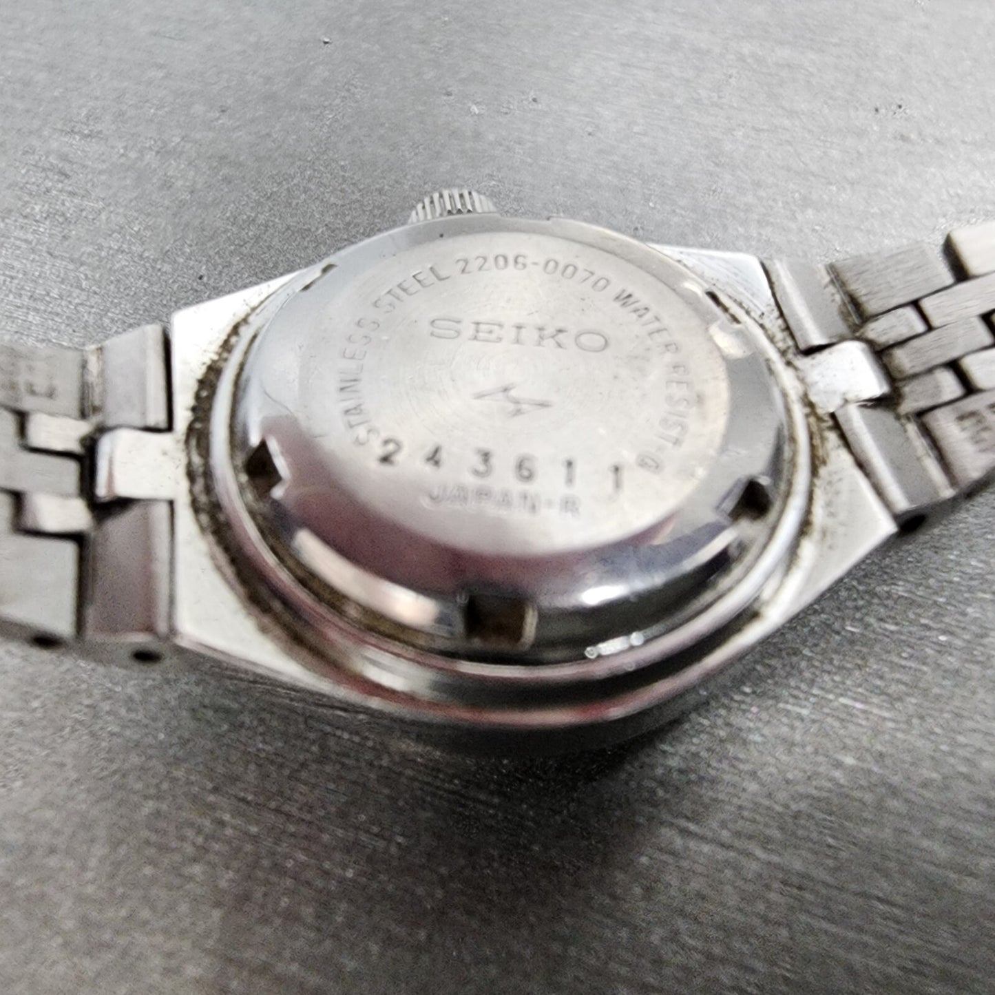 Seiko Automatic Watch Women 25mm Silver Dial Silver Tone Daydate Runs READ!!!!!!9