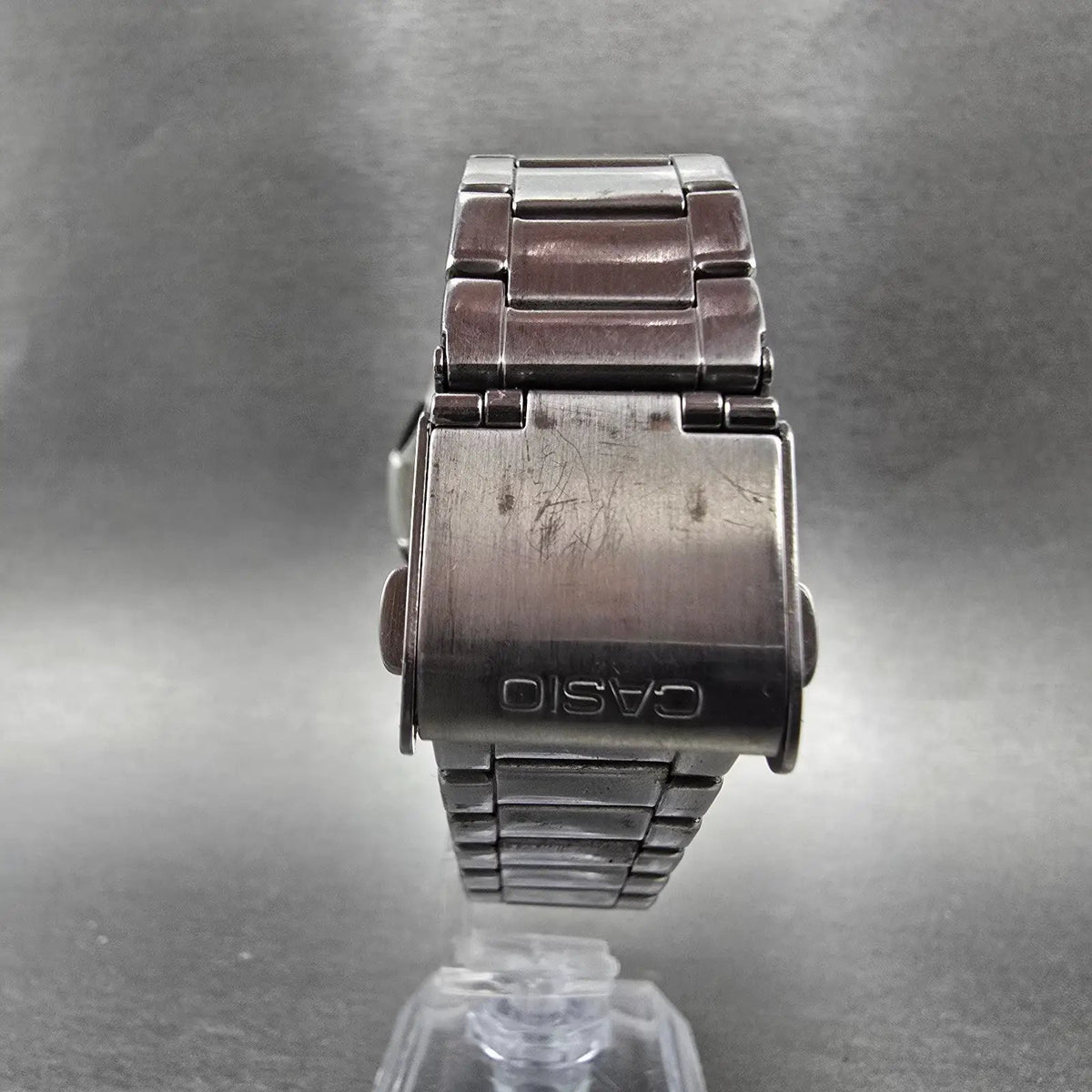 Casio Wave Ceptor WVA-M630 Watch Men 42mm Champagne Dial Steel Solar Analog Digi7