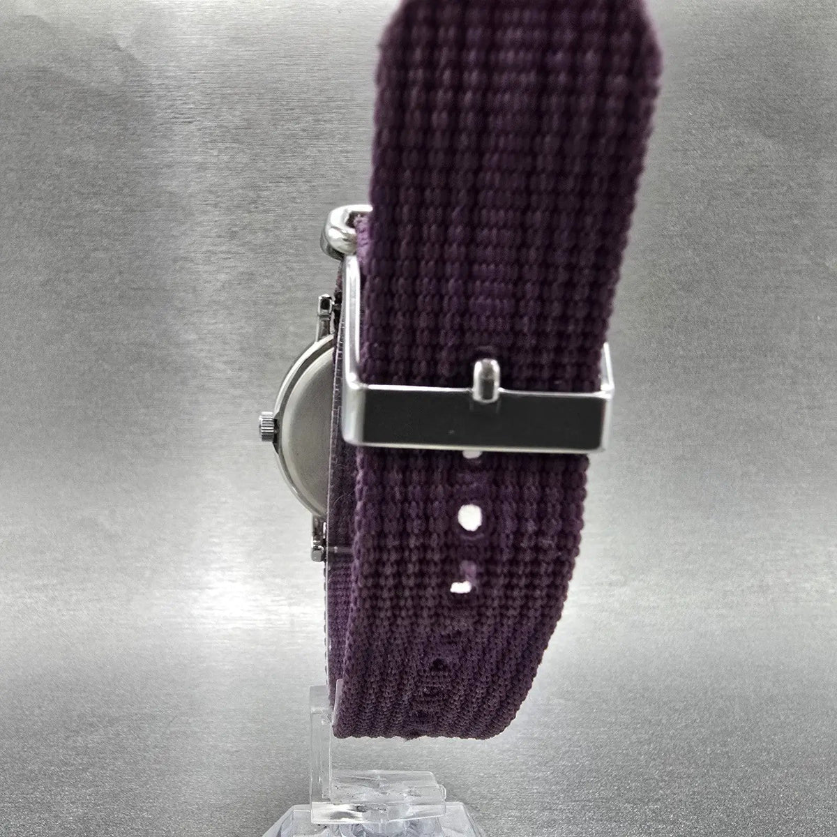 Timex Weekender Watch Men 38mm White Dial Silver Round New Battery T2N652 Purple7