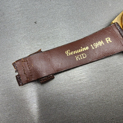 Seiko Digital Watch Men Gold Tone SAMPLE A2575009 NO MOVEMENT PARTS12