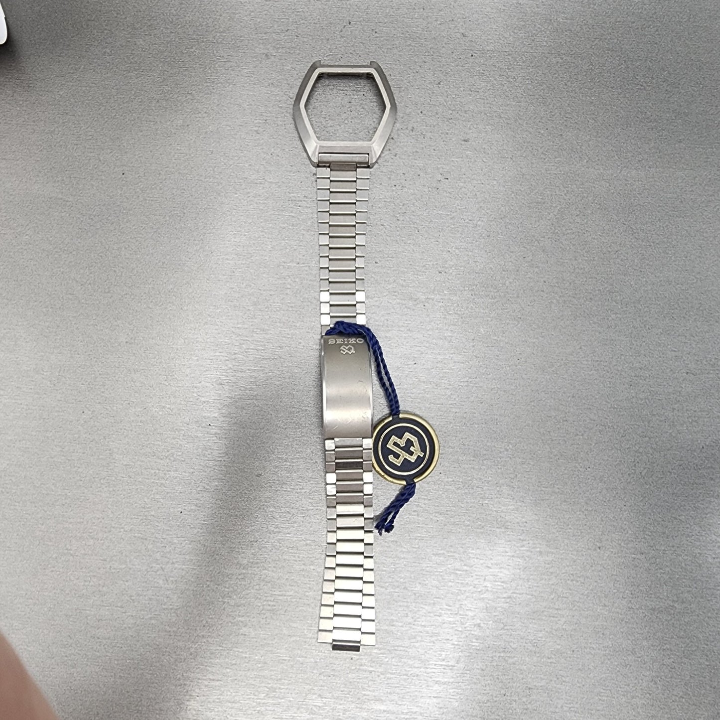 Seiko SQ Watch Case and Bracelet 38mm Steel CM009M Vintage0