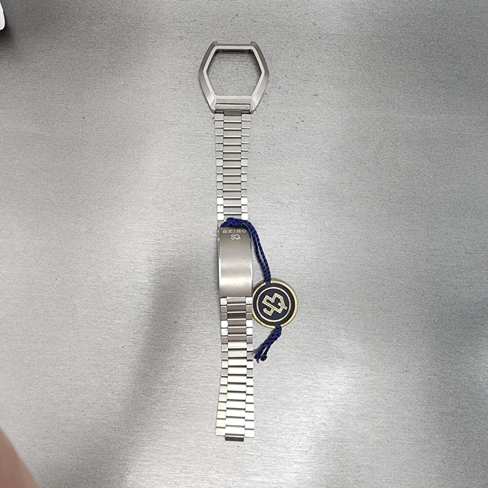 Seiko SQ Watch Case and Bracelet 38mm Steel CM009M Vintage0