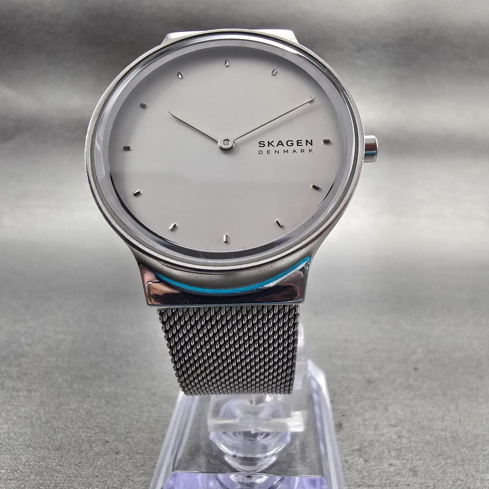 Skagen Freja Watch Women 34mm White Dial Silver Tone Round SKW2823 New Battery5