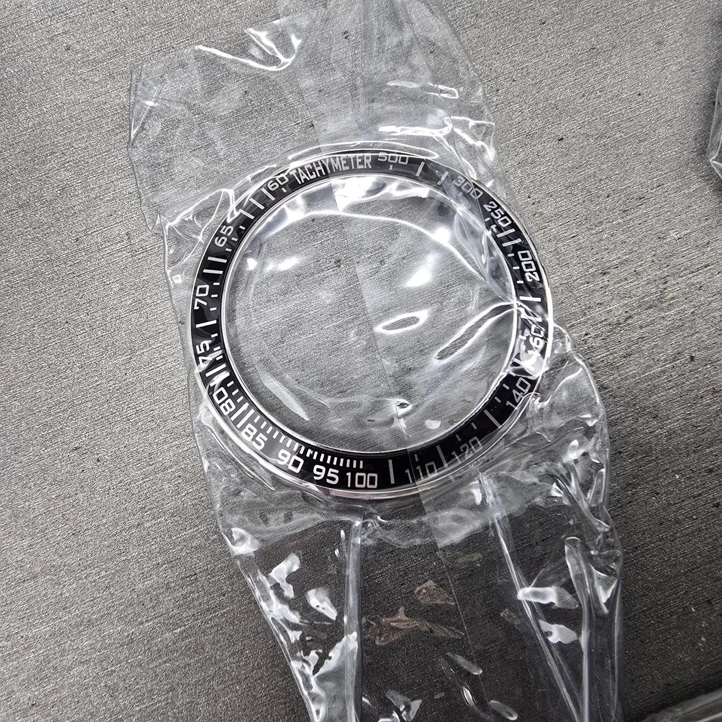 Invicta Chronograph Dive Watch Men 44mm Black Dial Silver Tone 1608 New BatteryL17