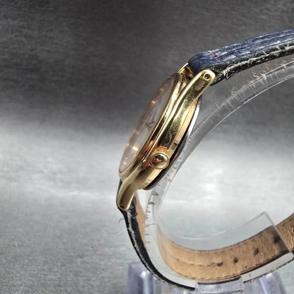 Seiko Watch Women 25mm White Dial Gold Tone Round 4N01-0010 New Battery Vintage2