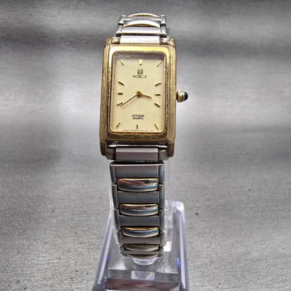 Citizen Nobila Watch Women 17mm Cream Dial Gold Tone 2200-Y53911 New Battery VTG5