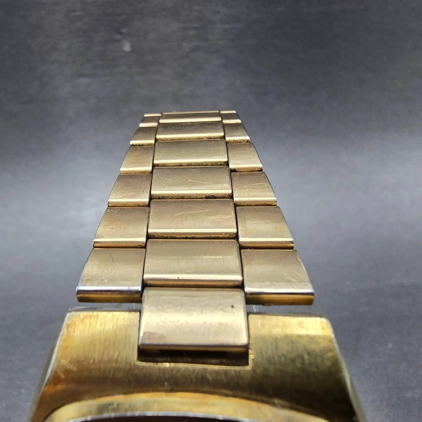 Seiko SQ Watch Men 36mm Champagne Dial Gold Tone Dydate 4633-5019 New Battery4