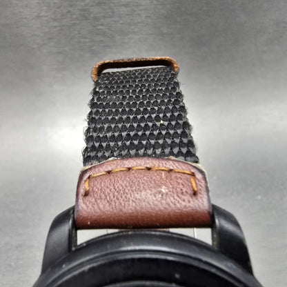 Victorinox Swiss Army Watch Men 40mm Brown Dial Black Date Swiss VTG PARTS5