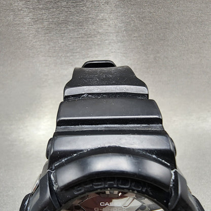 Casio GShock GA201 Watch Men 53mm Black Analog Digital Alarm Chrono New Batt4