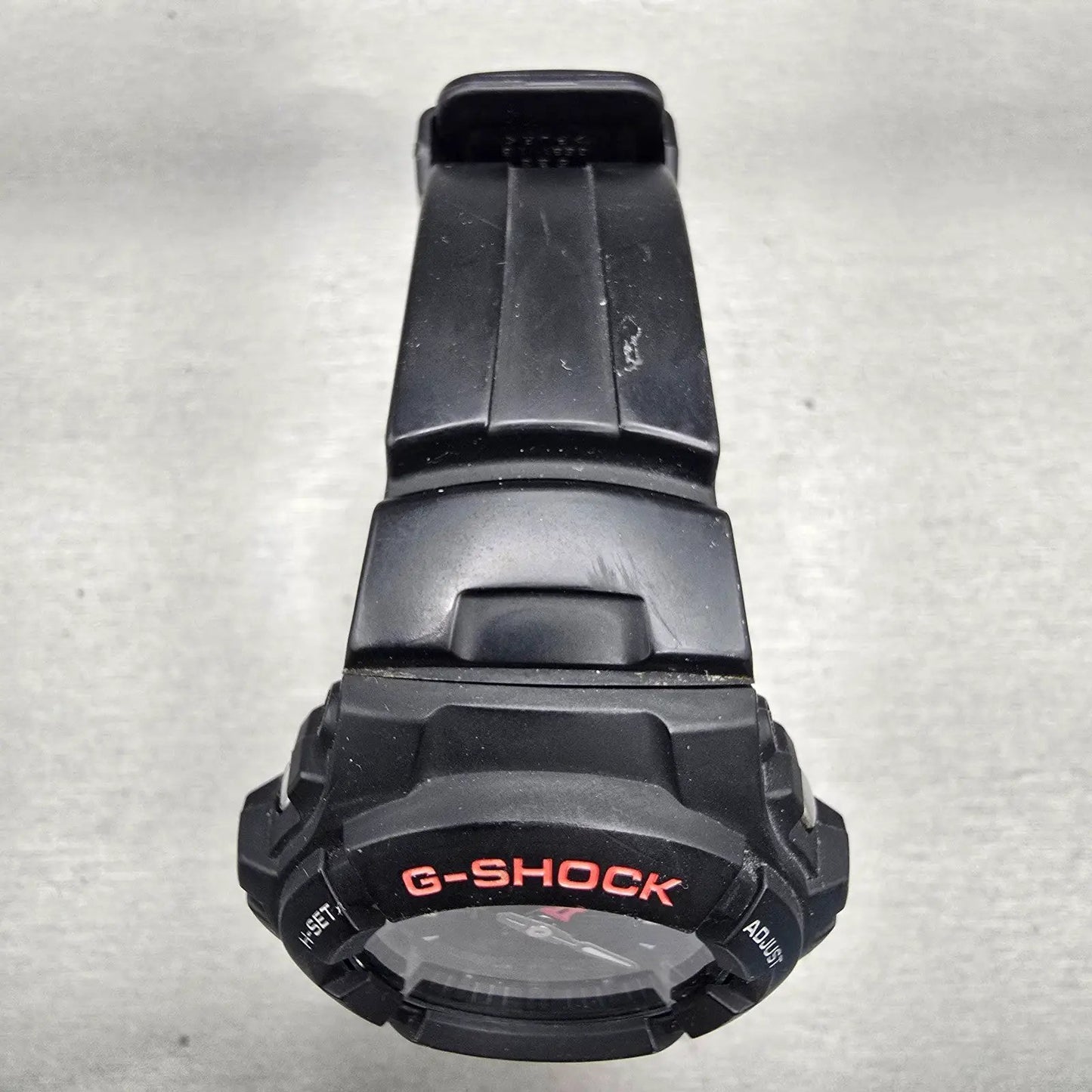 Casio G-Shock G-100 Watch Men 47mm Black Dial Black Tone Chrono Alarm New Batt J4