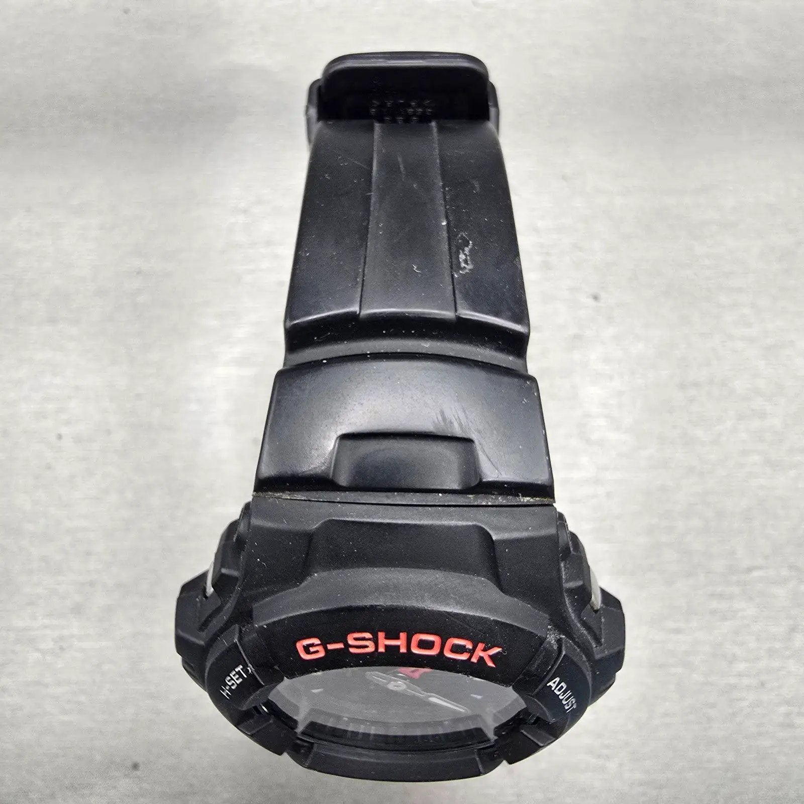 Casio G-Shock G-100 Watch Men 47mm Black Dial Black Tone Chrono Alarm New Batt J4