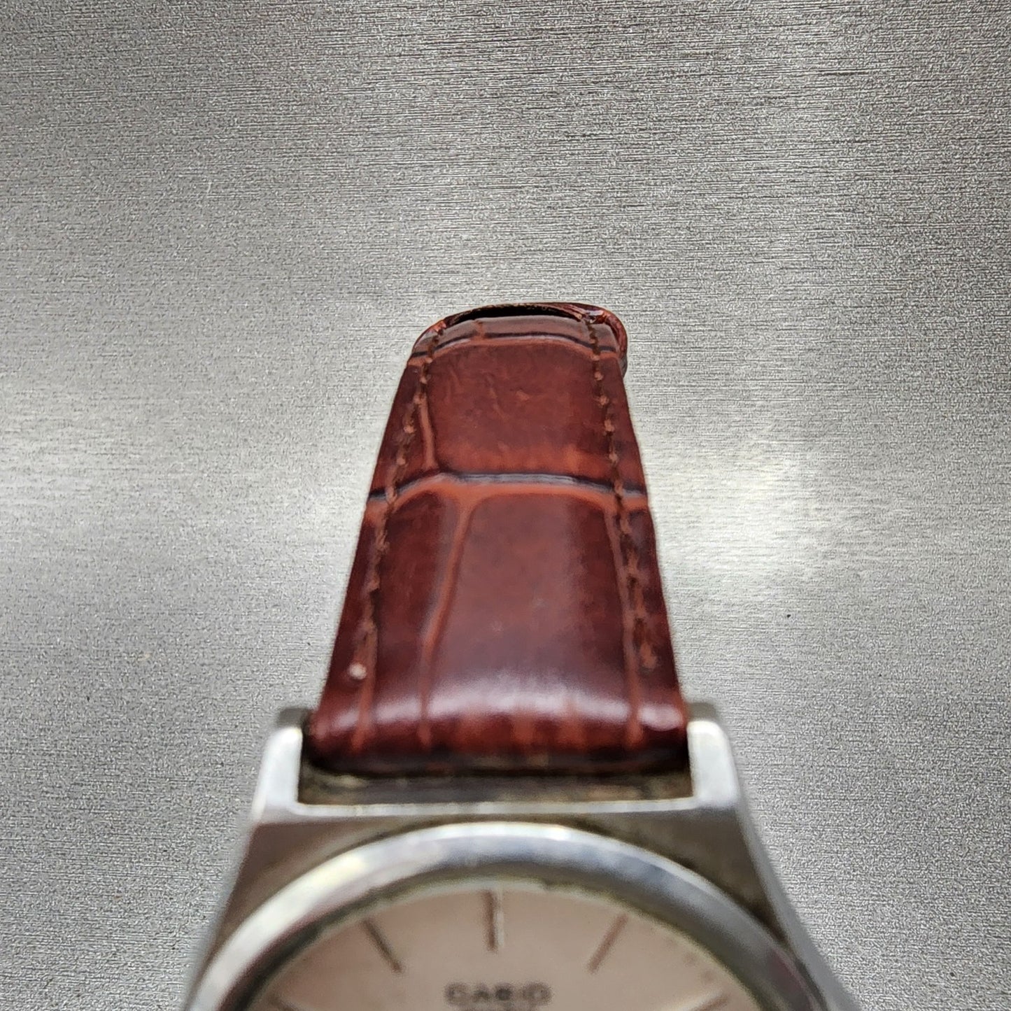 Casio Watch Men 35mm Silver Dial Silver Tone Round MQW73 New Battery4