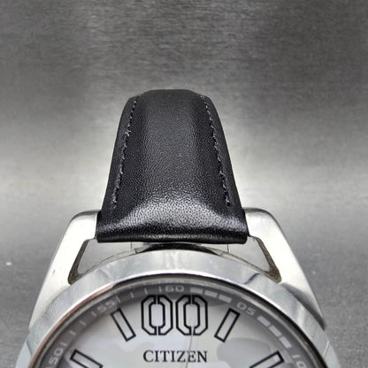 Citizen Eco-Drive 41mm White Camo Dial Steel Daydate Round AW0011-09J Works4