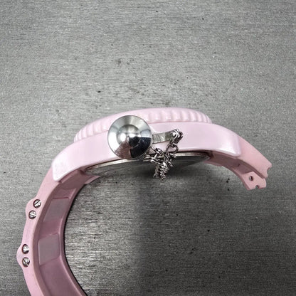 Invicta Russian Diver Watch Women 42mm MOP Dial Pink Tone Daydate 11367 PARTS5