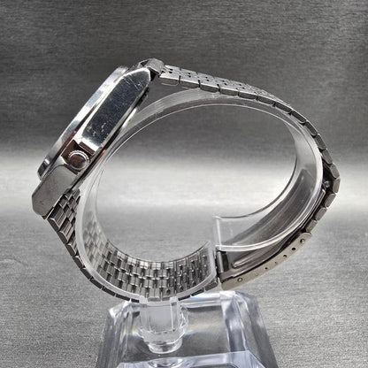 Seiko Alba Watch Men 34mm Silver Dial Silver Tone Daydate Y143-8280 New Battery6