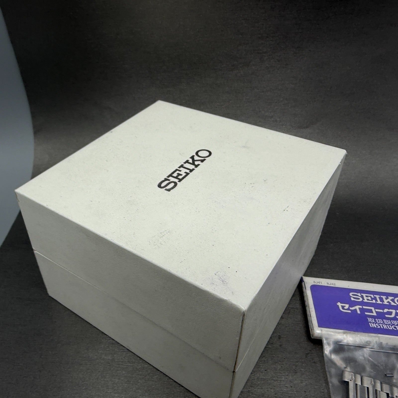 Seiko Dolce Watch Men 35mm Black Dial Silver Tone Round 8J41-0AF0 New Battery15