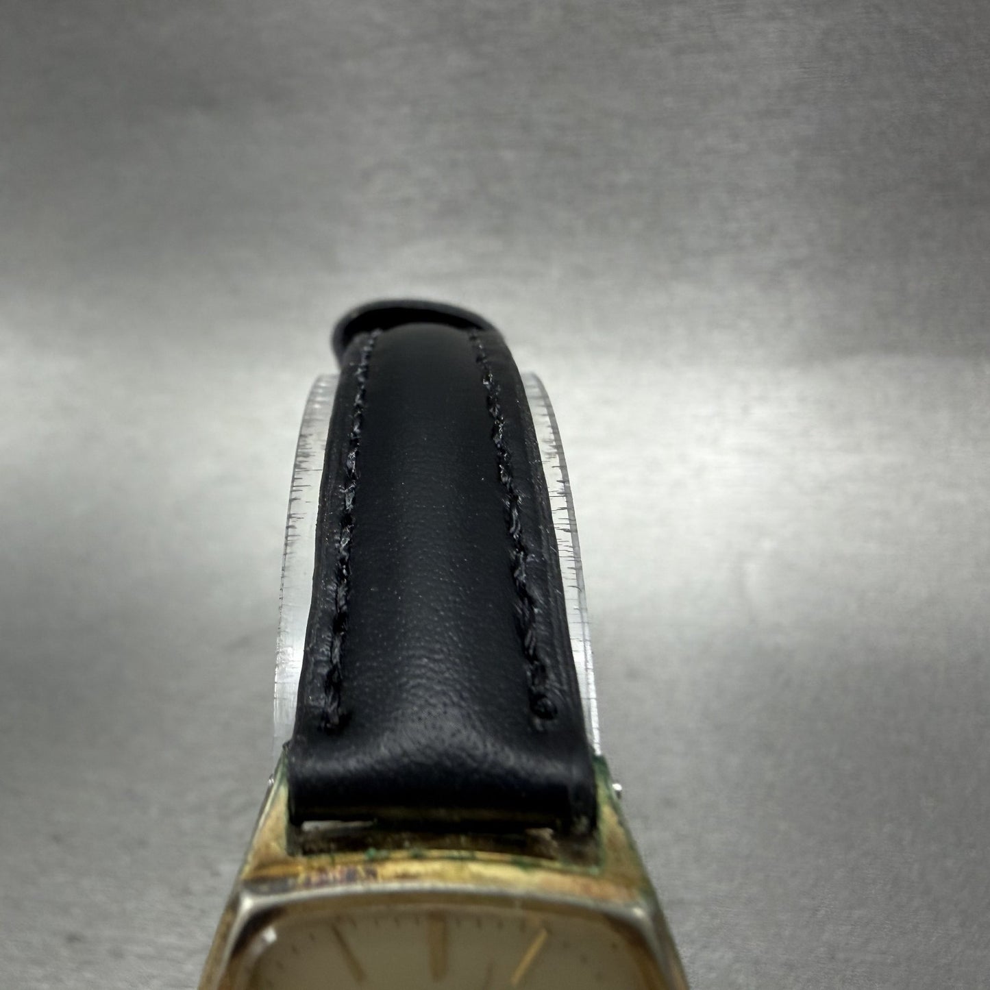 Seiko Watch Women 21mm Gold Dial Gold Plated Hexagon 14215080 New Battery4