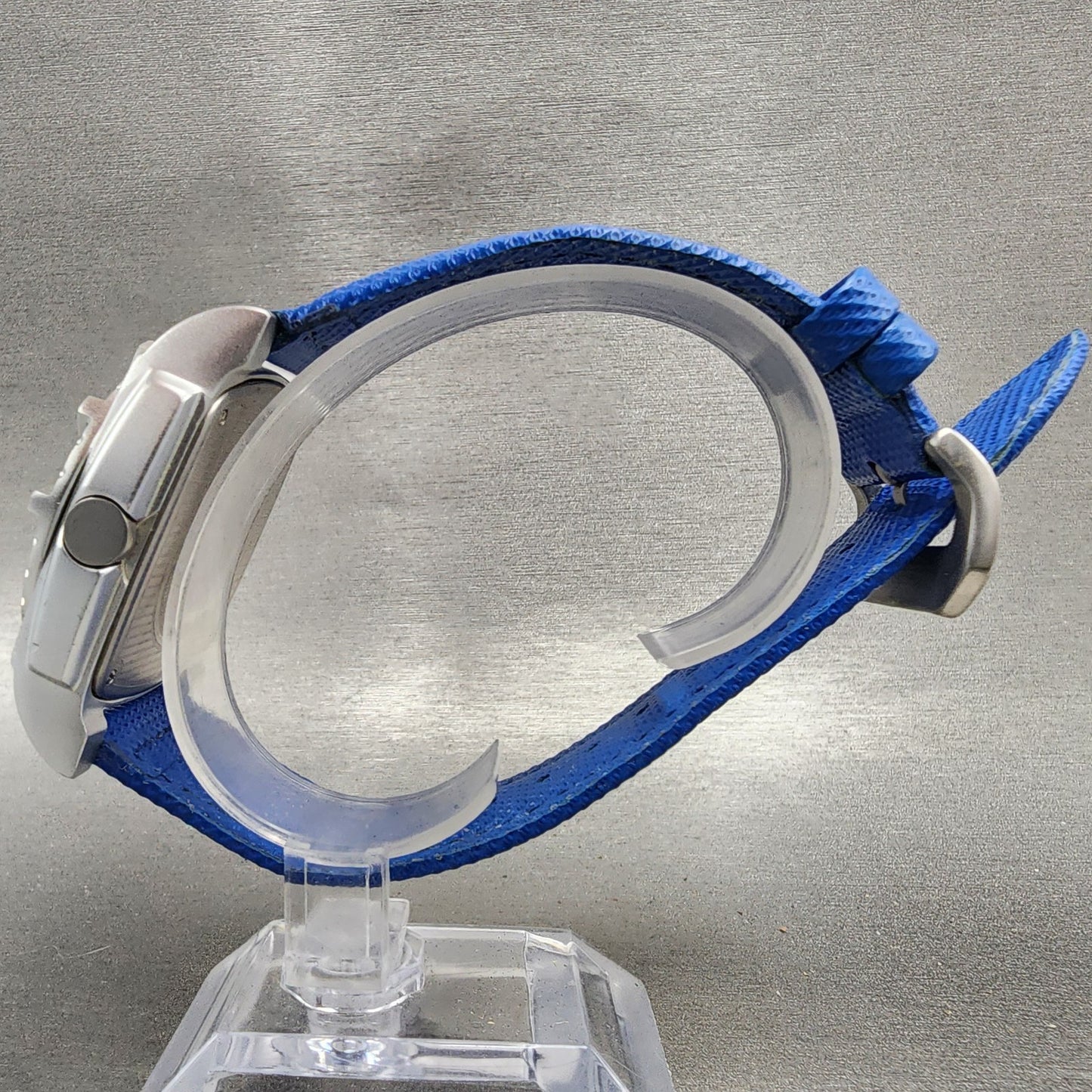 Invicta Dive Watch Men 44mm Blue Dial Aluminum 7006 Date Cushion PARTS7