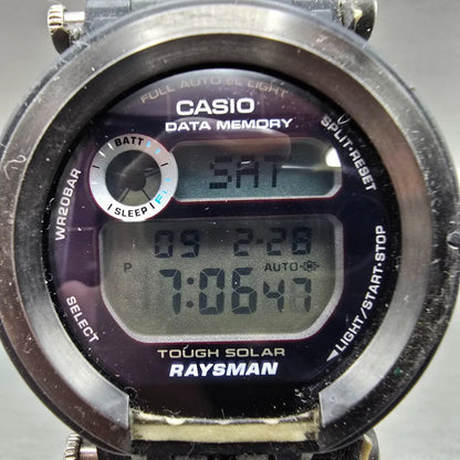 Casio G-Shock Raysman DW-9350 Watch Men 43mm Black Alarm Chronograph Works1