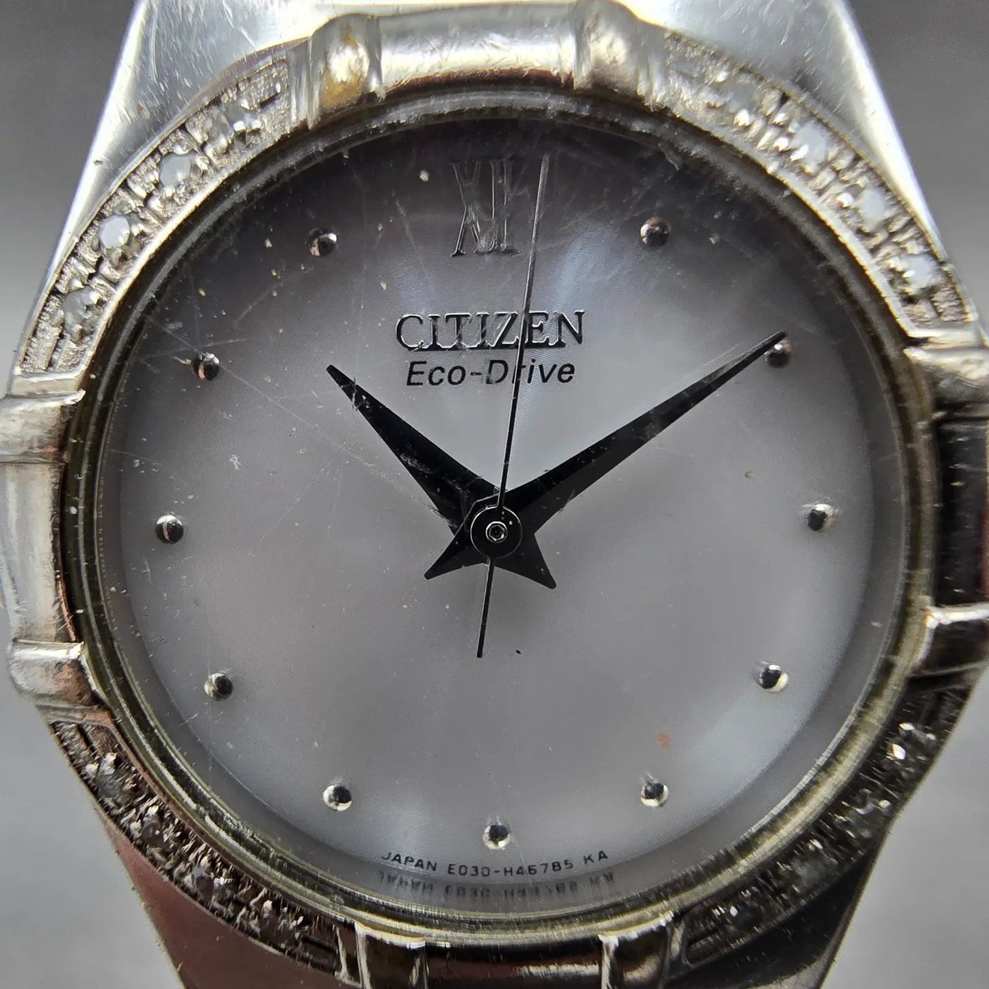 Citizen Eco-Drive Watch Women 26mm Silver Dial Silver Tone E030-H26639 Runs1