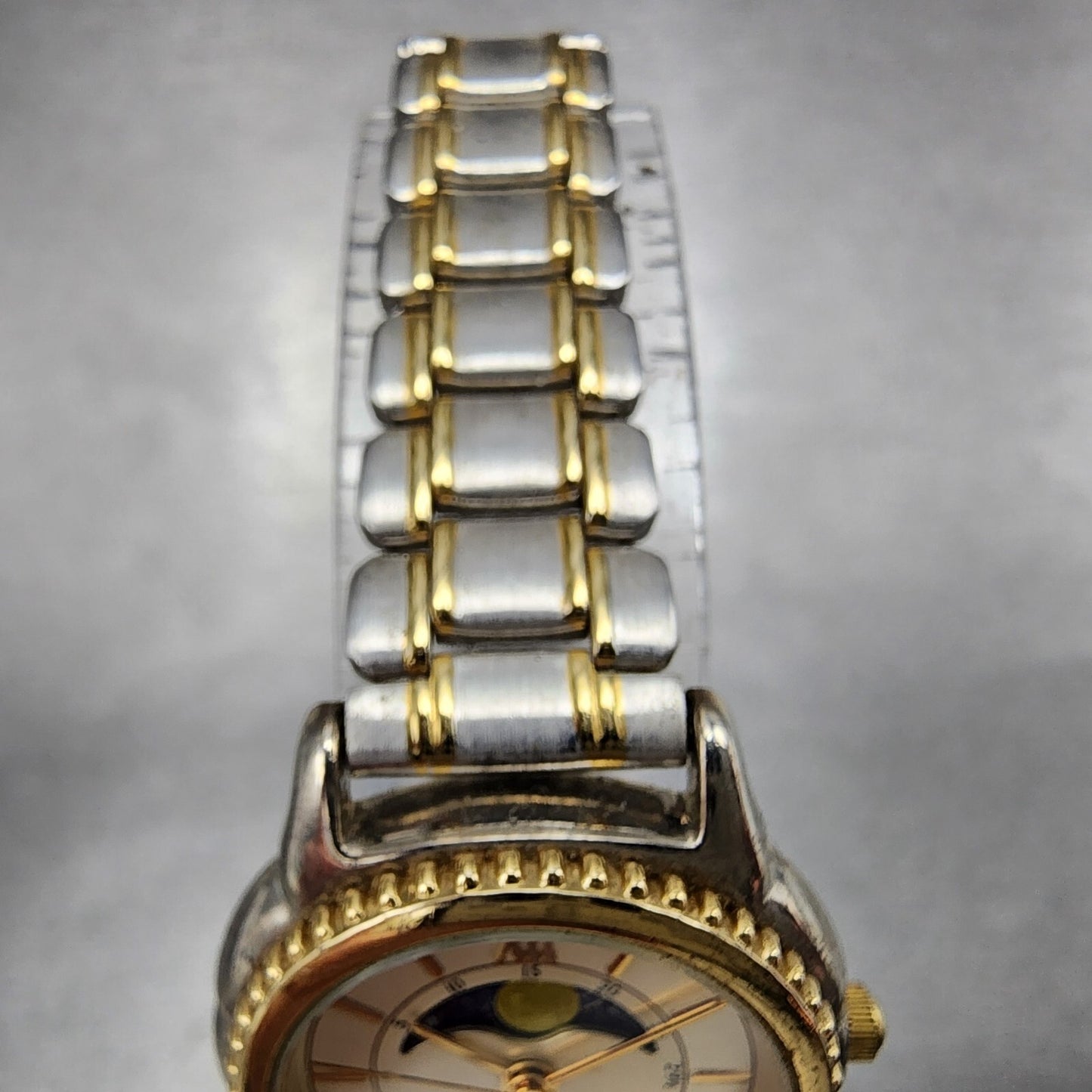 Citizen Junction Moonphase Watch Women 26mm Champagne Dial Two Tone Date PARTS5