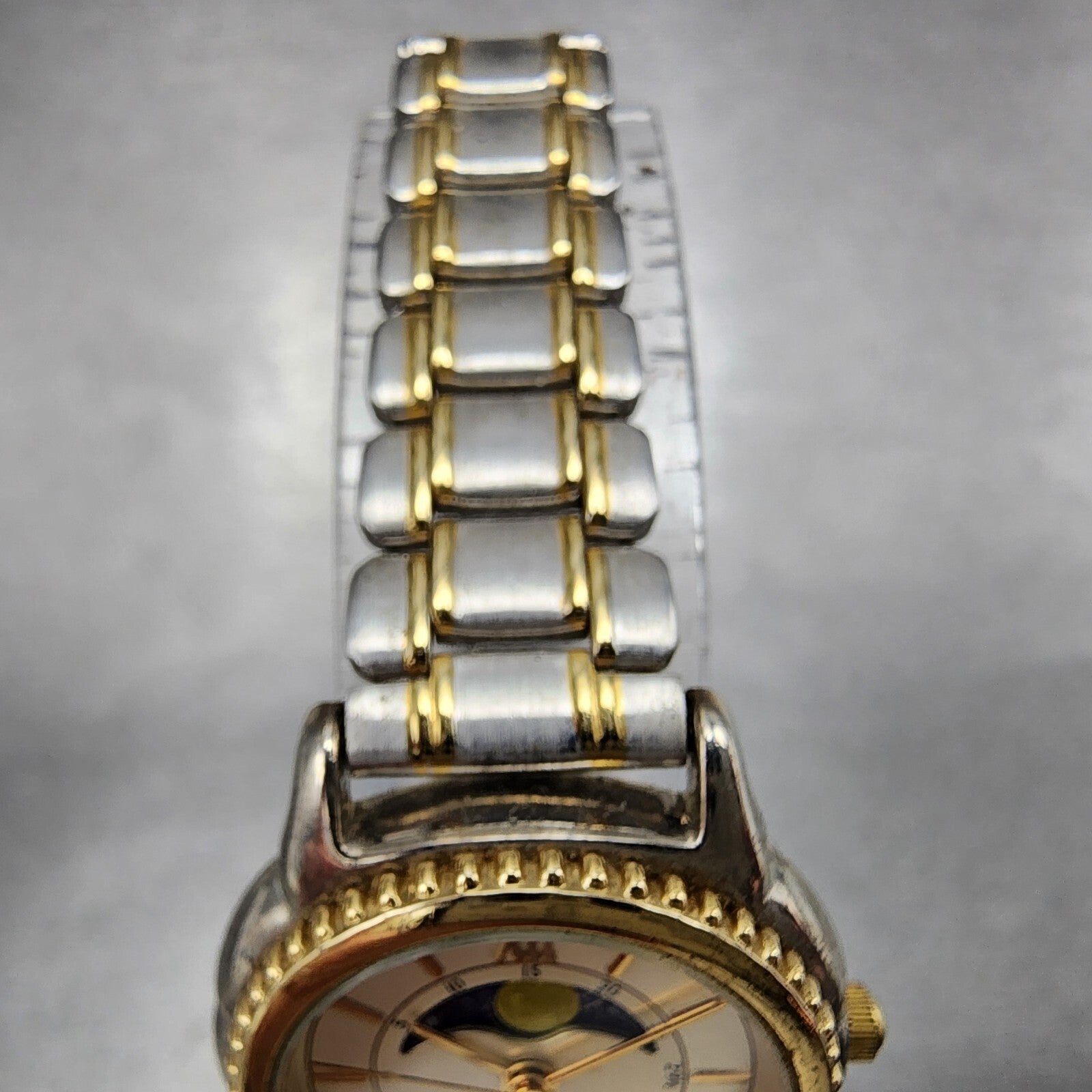 Citizen Junction Moonphase Watch Women 26mm Champagne Dial Two Tone Date PARTS5