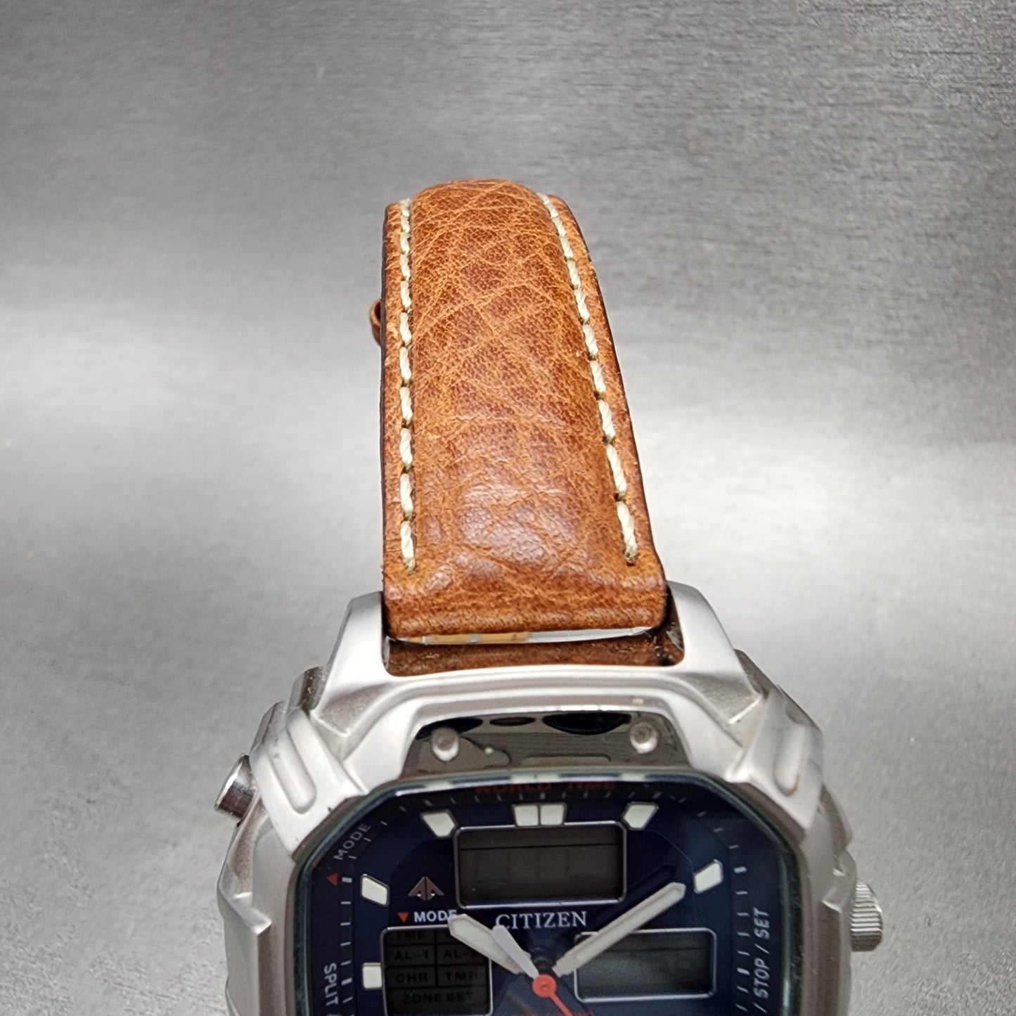 Citizen Promaster Watch Men 41mm Analog Digital Bleu Dial Steel READ!!! New Batt4