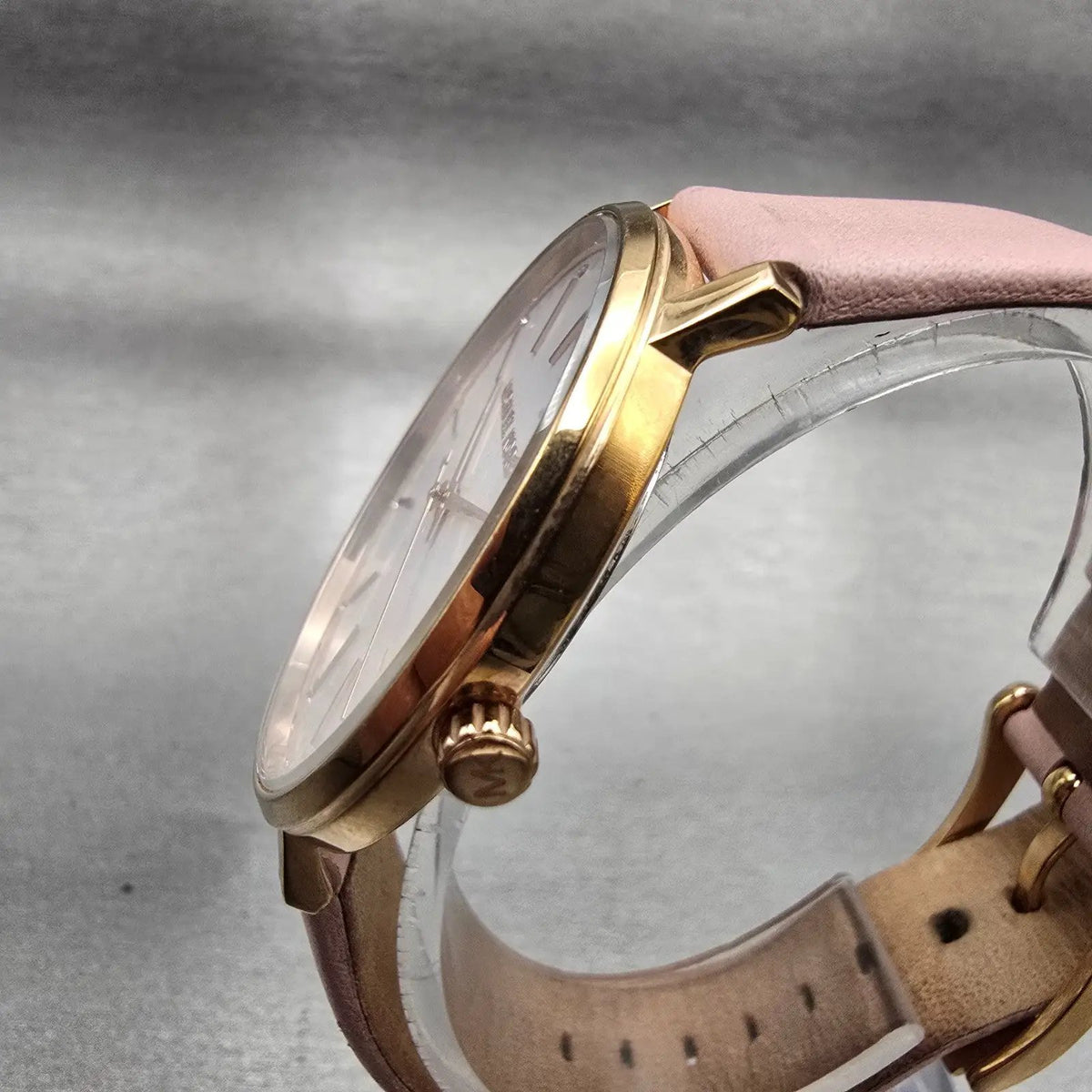 Michael Kors Pyper Watch Women 38mm White Dial Rose Gold Round MK2741 New Batt3