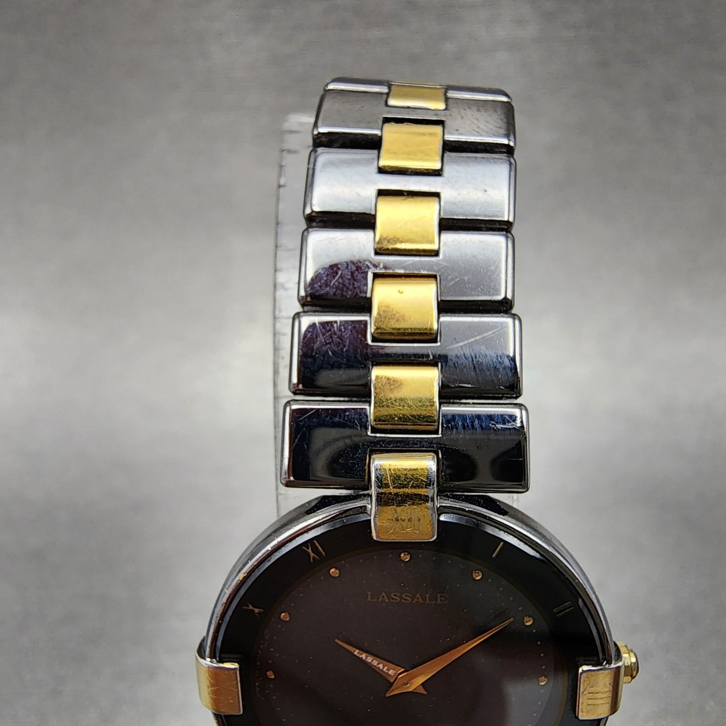 Seiko Lassle Watch Women 24mm Black Dial Black Tone 2f500180 PARTS5