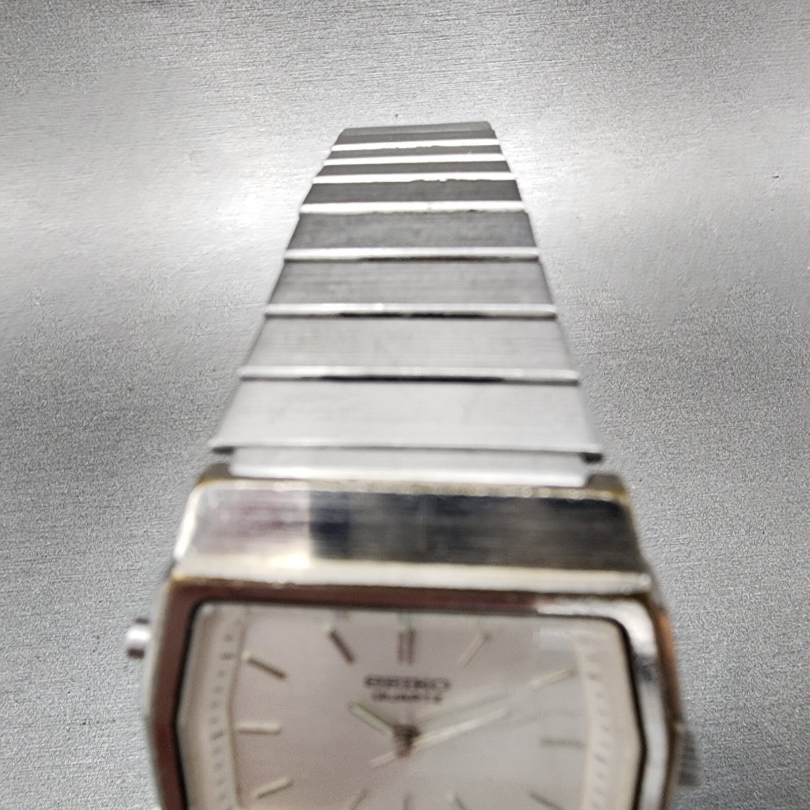 Seiko Analog Digital Watch Men 33mm White Dial Silver Tone H6015400 PARTS5