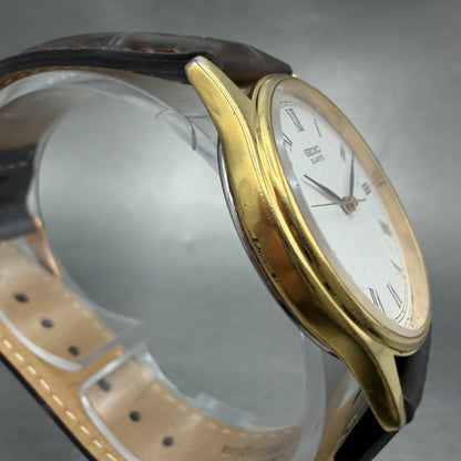 Seiko Watch Unisex 32mm White Dial Gold Tone Round 2K01-0090 New Battery Vintage3