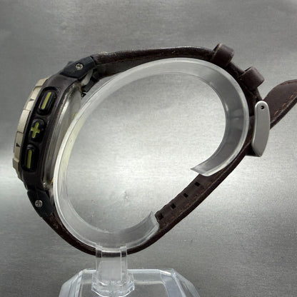 Timex Expedition Watch Men 44mm Digital Compass Alarm Brown Black New Battery6