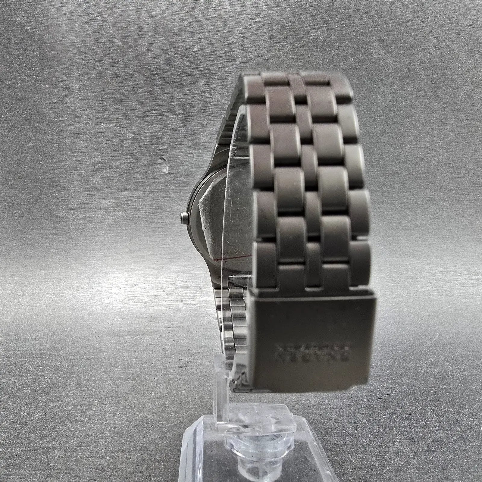 Skagen Watch Men 34mm Gray Dial Titanium Date Round 105LTX New Battery7