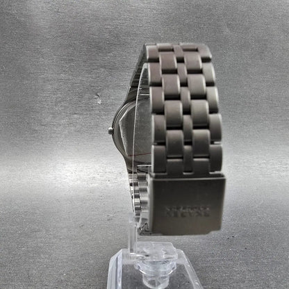 Skagen Watch Men 34mm Gray Dial Titanium Date Round 105LTX New Battery7