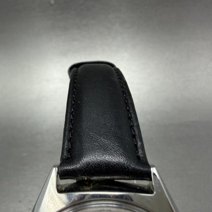 Citizen CQ Watch Men 36mm White Dial Silver Tone Daydate 1100-S63804 New Batt 564