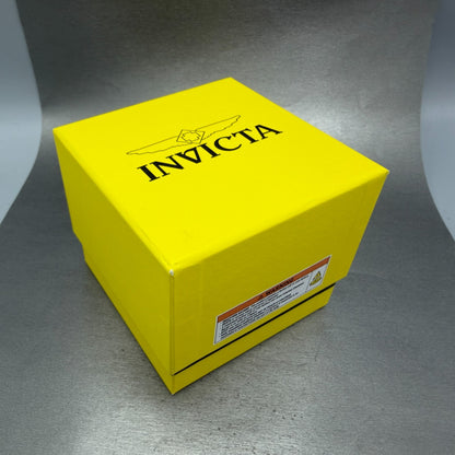 Invicta Specialty Chronograph Watch Men 45mm Black Dial Silver Tone Date 148757