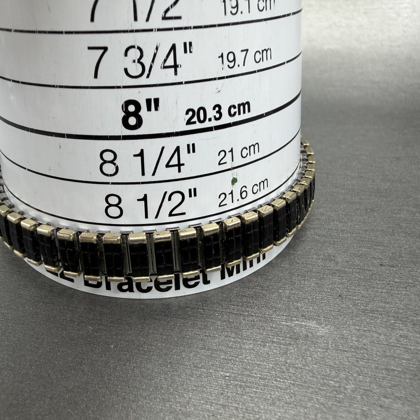 Seiko Tank Watch Women 13mm Black Dial Gold & Black Tone 2E20-5120 New Battery9