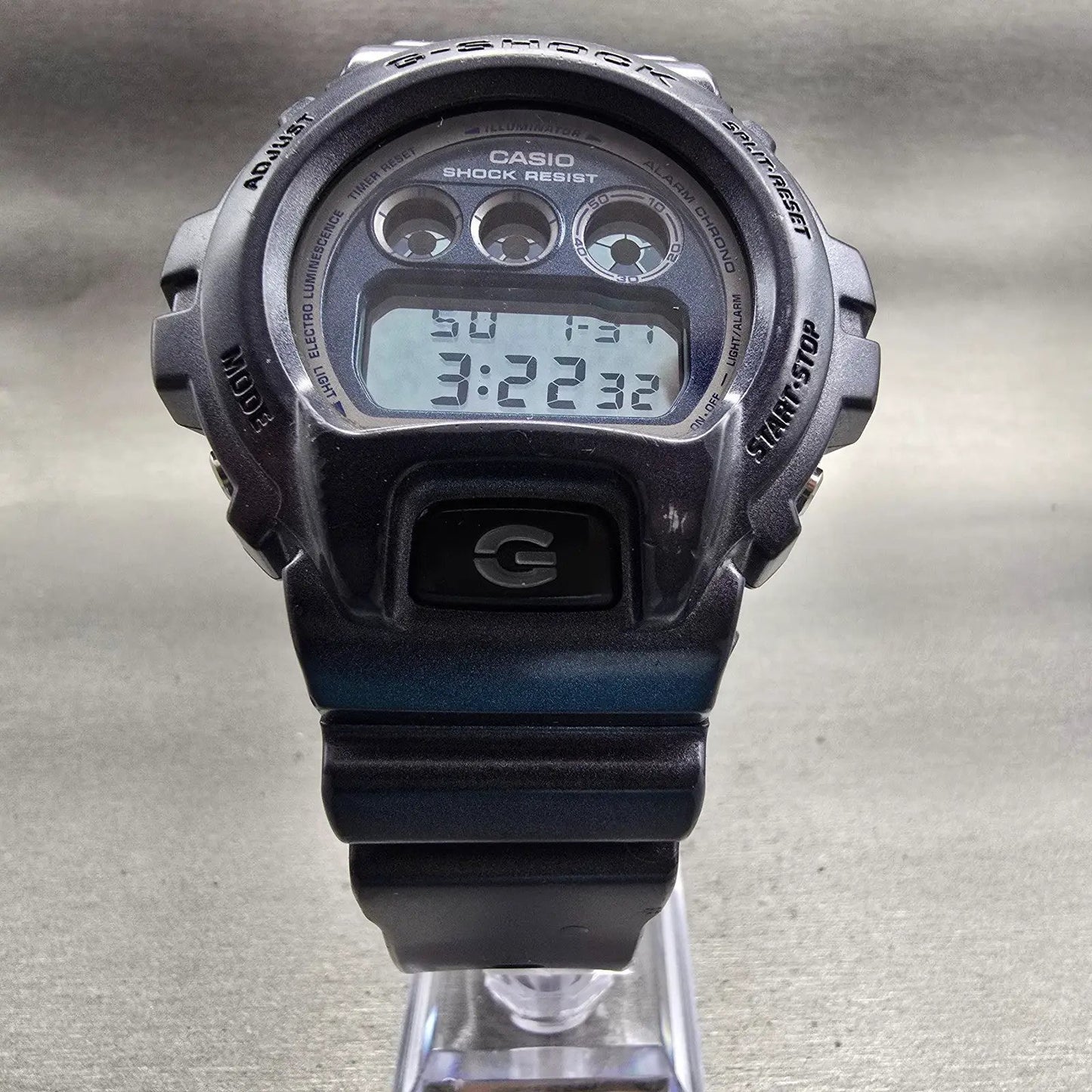 Casio G-Shock DW-6900MF Watch Men 50mm Blue Chronograph Alarm New Battery5