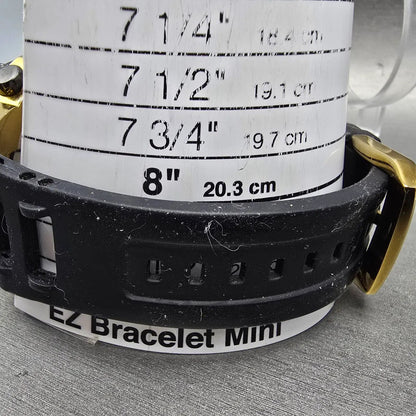 Invicta Aviator Chronograph Watch Men 50mm Black Dial Gold Tone Date New Battery10