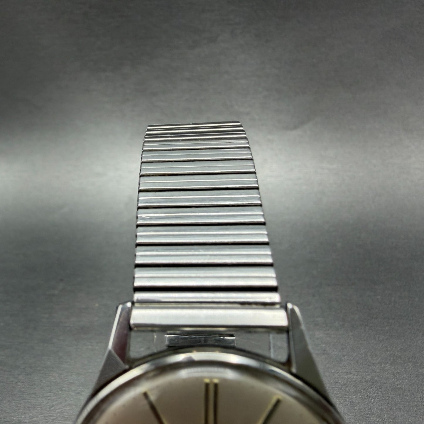 Seiko Liner Watch Men 35mm Silver Dial Silver Tone Round Manual 15016E Runs VTG4