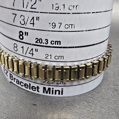 Bulova Accutron Watch Women 25mm Brown Dial Gold Plated Rectangle Daydate PARTS11