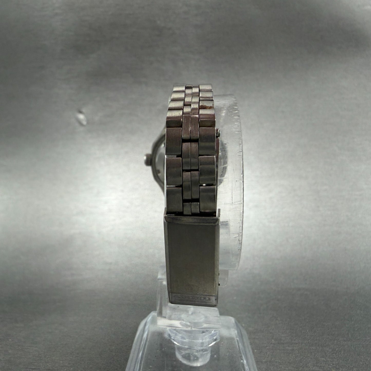 Seiko Automatic Watch Women 26mm Rose Dial Silver Tone Daydate 2206-0560 Runs7