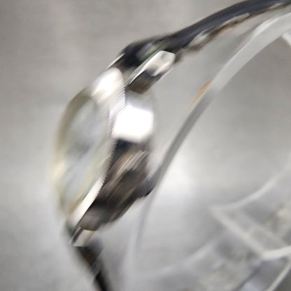 Seiko Solar Watch Women 15mm Silver Dial Silver Tone Manual Oval 100470 Runs2