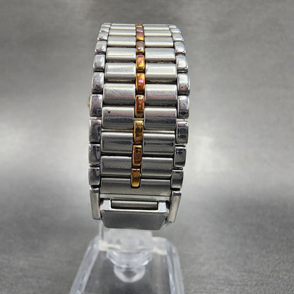 Citizen Exceed Watch Men 32mm White Dial Two Tone Round 2730-954785 New Battery