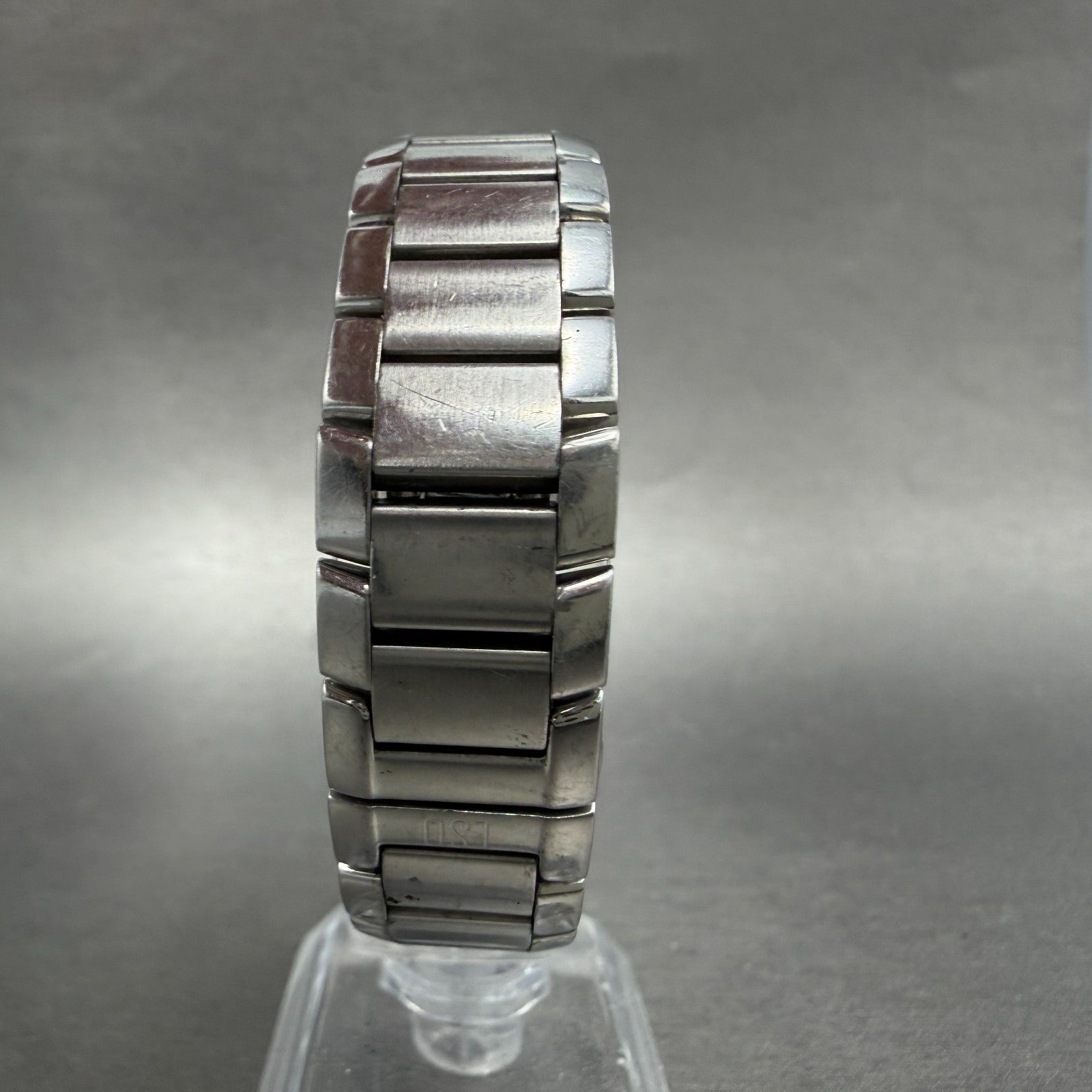ESQ Tank Watch Women 21mm Blue Dial Silver Tone Small Seconds E5298 New Battery7