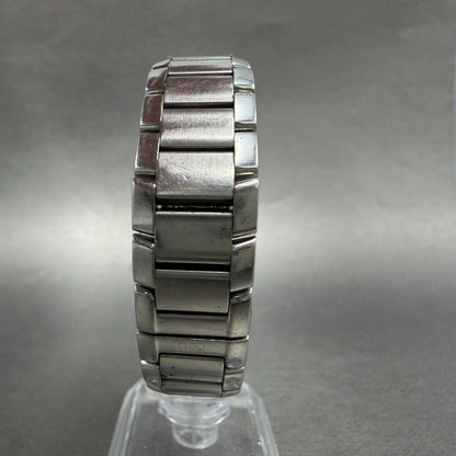 ESQ Tank Watch Women 21mm Blue Dial Silver Tone Small Seconds E5298 New Battery7